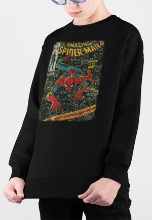 Marvel SPIDER-MAN SPIDEY FRONT COVER - Mikina - black