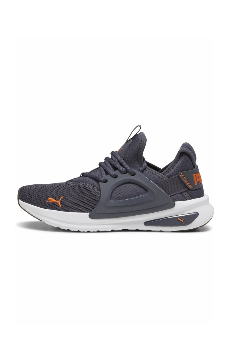 Puma ENZO EVOLVE - Zapatillas running asfalto - galactic gray rickie orange gum