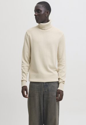 Jack & Jones JORCLAY ROLL NECK - Πουλόβερ - silver birch