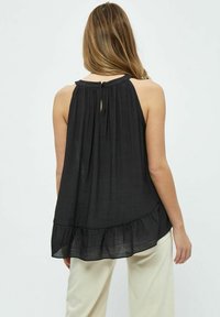Desires DEDICTE HALTERNECK TOP - Blouse - black