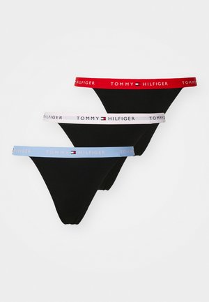 3 PACK - Thong - breezy blue/reg red/pearly pink