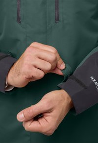 Jack Wolfskin JASPER 3IN1 - Regenjas - black olive