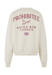 PROHIBITED SAVILE ROW CREW NECK - Felpa - cream