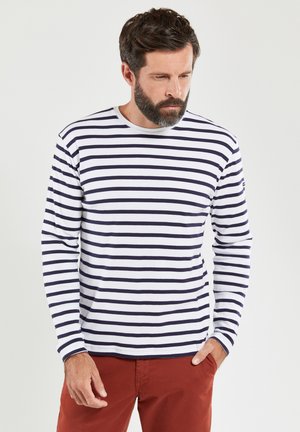 CROZON MARINIÈRE - Langærmet T-shirt - blanc navire