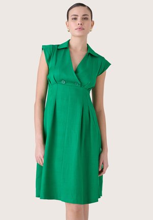 Camomilla Italia Skjortekjole - green
