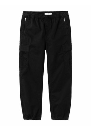 Name it PARACHUTE - Pantaloni cargo - black