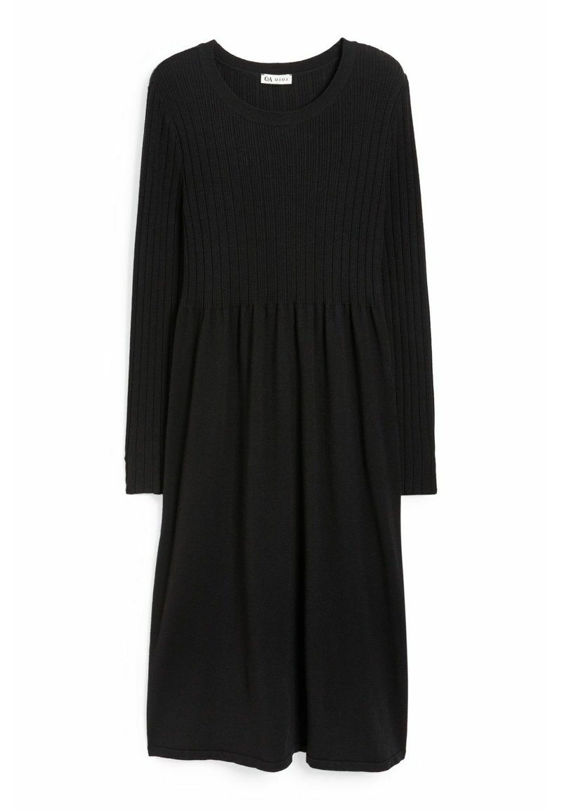 C&A Gebreide jurk gemêleerd zwart