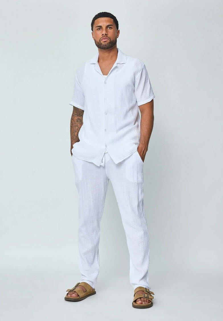 FRILIVIN ENSEMBLE - Pantalon classique - blanc