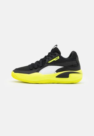 COURT RIDER JR UNISEX - Basketball shoes - black/yellow alert