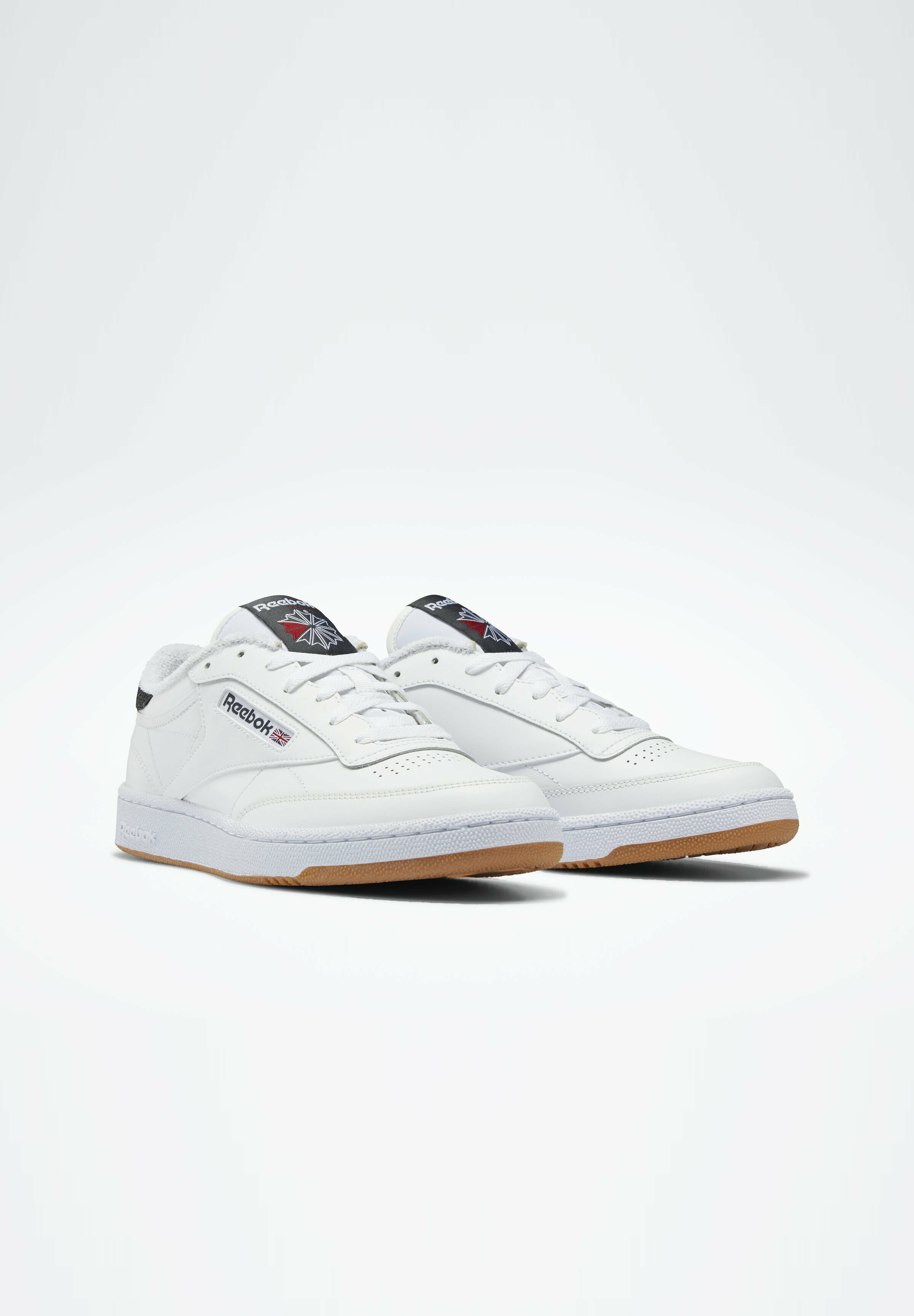 Reebok Classic CLUB C 85 SHOES - Sneakers laag - white/wit - Zalando.nl