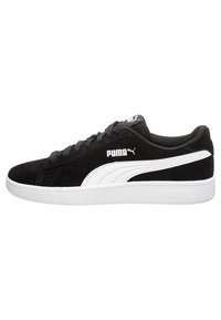 Puma SMASH JR UNISEX - Baskets basses - black/white