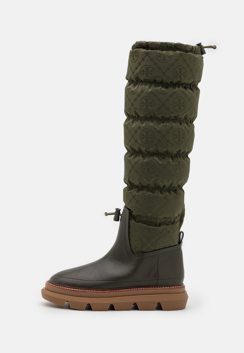 Tory Burch SLEEPING BAG TALL BOOT Platform boots leccio/khaki