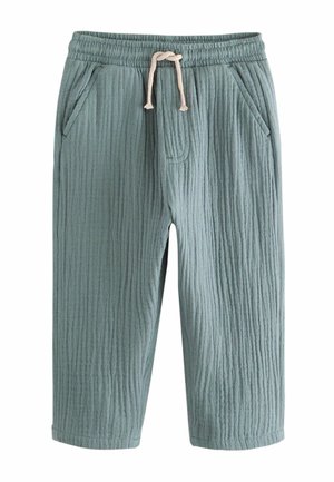 REGULAR FIT - SOFT TEXTURED  - Tygbyxor - blue
