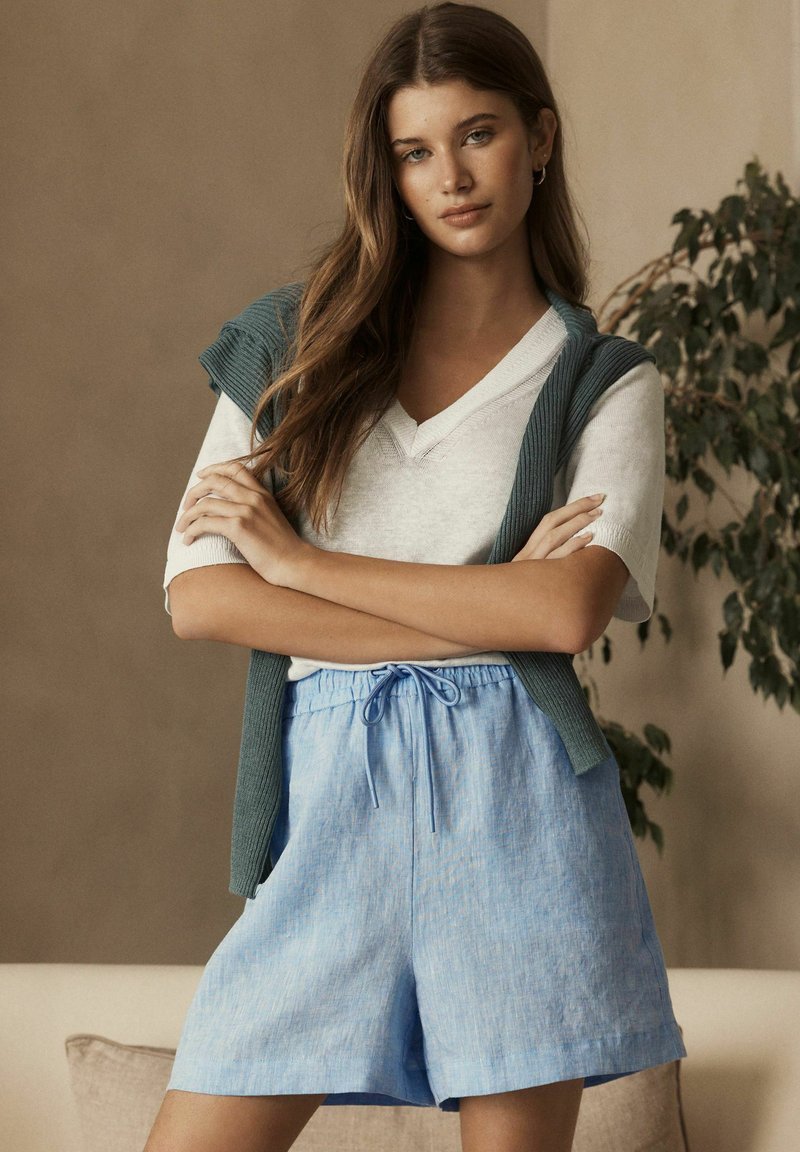 Next REGULAR FIT - Short - blue