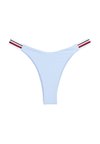 GLOBAL STRIPE- HIGH LEG CHEEKY - Bikini bottoms - sweet blue