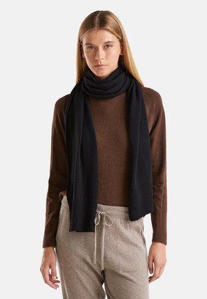 United Colors of Benetton WITH EDGES - Sjaal - black