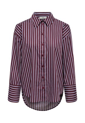 JDYSERENA LS WVN NOOS - Chemisier - port royale stripes cashmere blue&cloud dancer