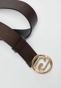 LIU JO WITH LOGO BUCKLE - Pásek - dark brown
