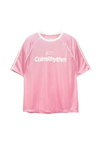 CONTRAST FOOTBALL - T-shirt con stampa - pink