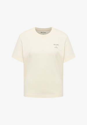 Mustang, HALBARM-STYLE - T-shirt imprimé - weiß