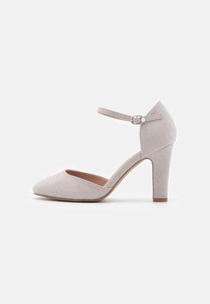 Zapatos altos - light grey