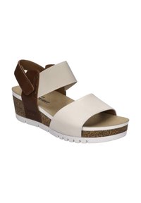 Josef Seibel QUINN - Sandali con plateau - creme kombi