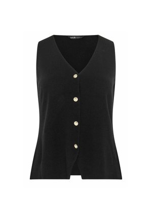 Yours Clothing, Vest - black
