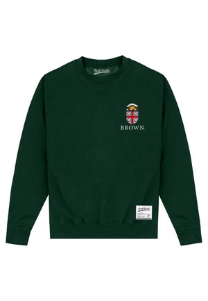Henry Tiger BROWN UNIVERSITY SMALL INITIAL - Sweatshirt - bottle green