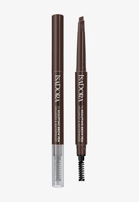 THE SCULPTING BROW PEN VOLUMIZE & WATERPROOF - Øjenbrynsblyant - dark brown 02