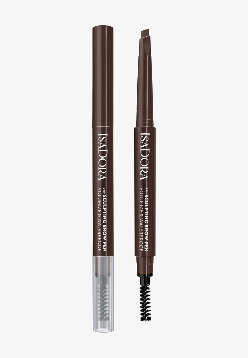 IsaDora THE SCULPTING BROW PEN VOLUMIZE & WATERPROOF - Ögonbrynspenna - dark brown 02