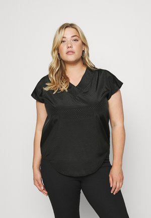 CARCARLY IN ONE V NECK - Print T-shirt - black