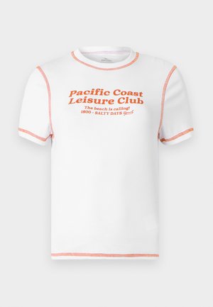 Rip Curl, PACIFIC COAST FITTED TEE - Trükipildiga T-särk - optical white