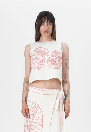 SANSA  - Débardeur - cosy white