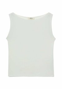 BOAT NECK SLEEVELES - Top - beige