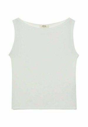 Stradivarius BOAT NECK SLEEVELES - Débardeur - beige