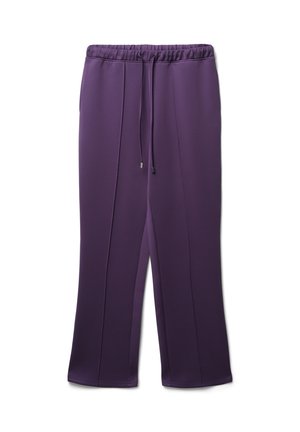 PALAZZO - Pantalon classique - prugna scuro