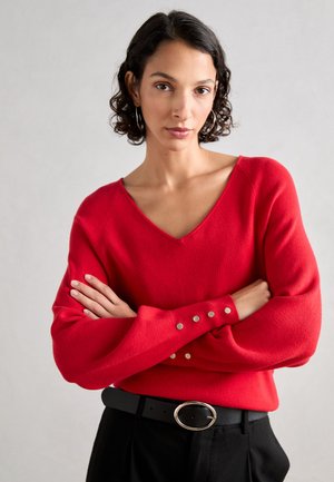 Morgan Pullover - coquelicot