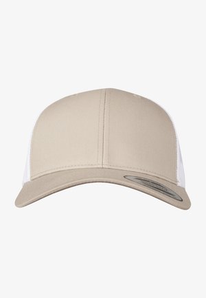 Flexfit RETRO TRUCKER 2-TONE - Pet - khaki/white