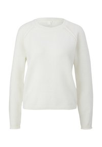 QS - MIT ROLLSAUM - Strickpullover - creme Thumbnail-Bild 1