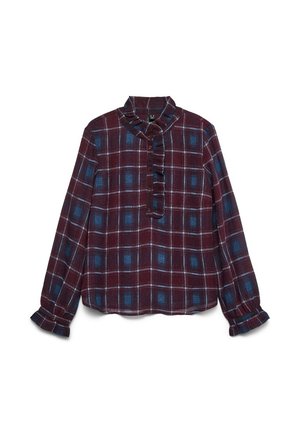 Vero Moda VMEMILIE CHECK - Blouse - wine tasting