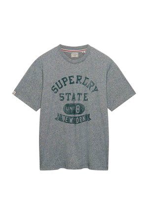 Superdry & Co, SUPERDRY ATHLETIC ESSENTIALS T-SHIRT.. - T-shirts print - vintage dark grey grit
