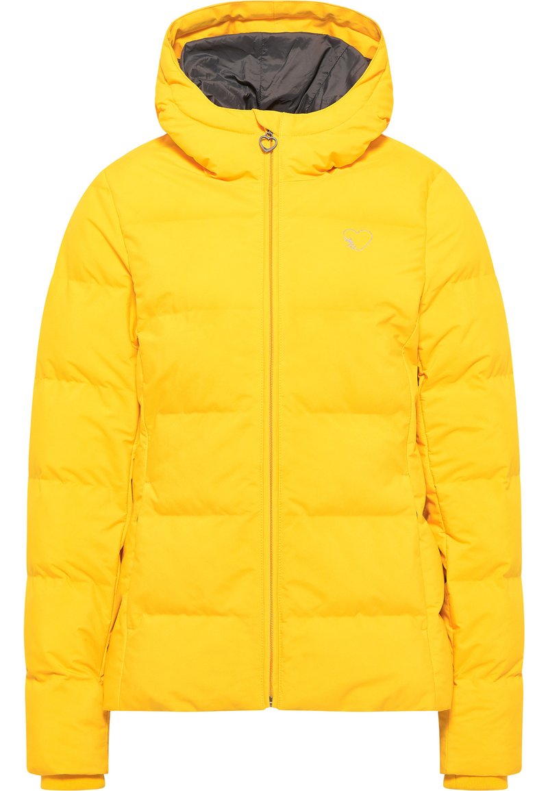 myMo Wintermantel mosterdgeel