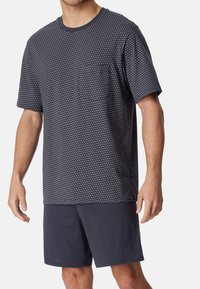 Schiesser RUNDHALS COMFORT ESSENTIALS SET - Nachtwäsche Set - grau