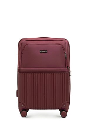 MEDIUM SUITCASE FROM ABS - Wheeled suitcase - bordeaux