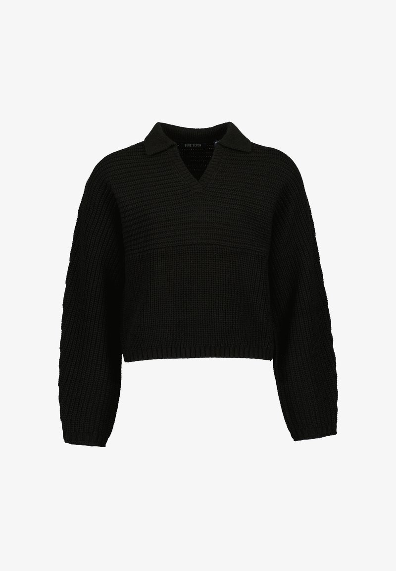 Blue Seven Strickpullover - schwarz