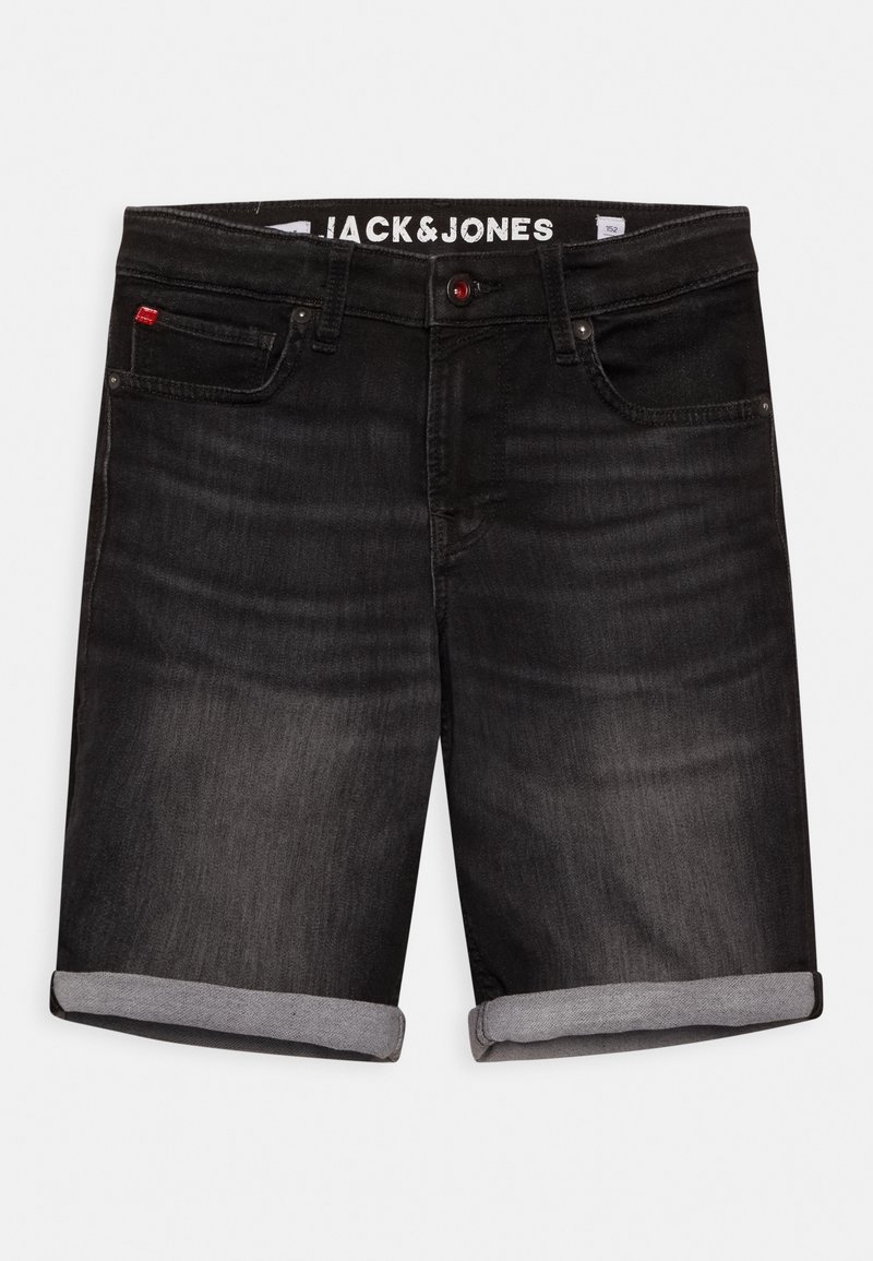 Jack & Jones Junior RICK ICON SHORTS - Shorts vaqueros - black denim