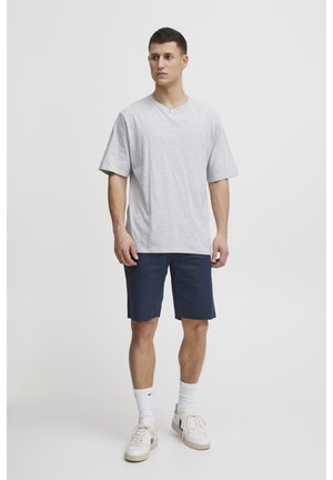 Blend BHSHORT LINEN MIX REGULAR FIT - Shorts - dress blues