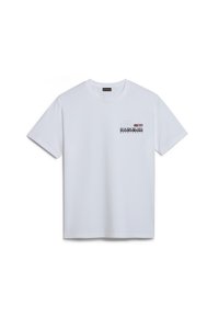 Napapijri COLVILLE - Camiseta estampada - bright white