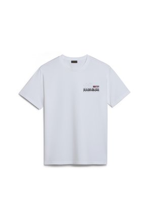 Napapijri COLVILLE - T-shirt print - bright white