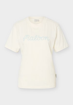 Malbon, COSETTE SCRIPT TEE - Printtipaita - cream